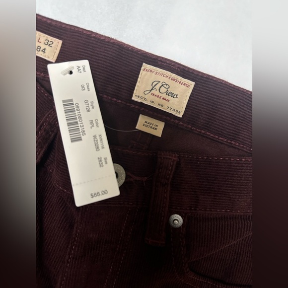 NWT;J crew Stretch Corduroy pants 🪷 - Picture 12 of 12